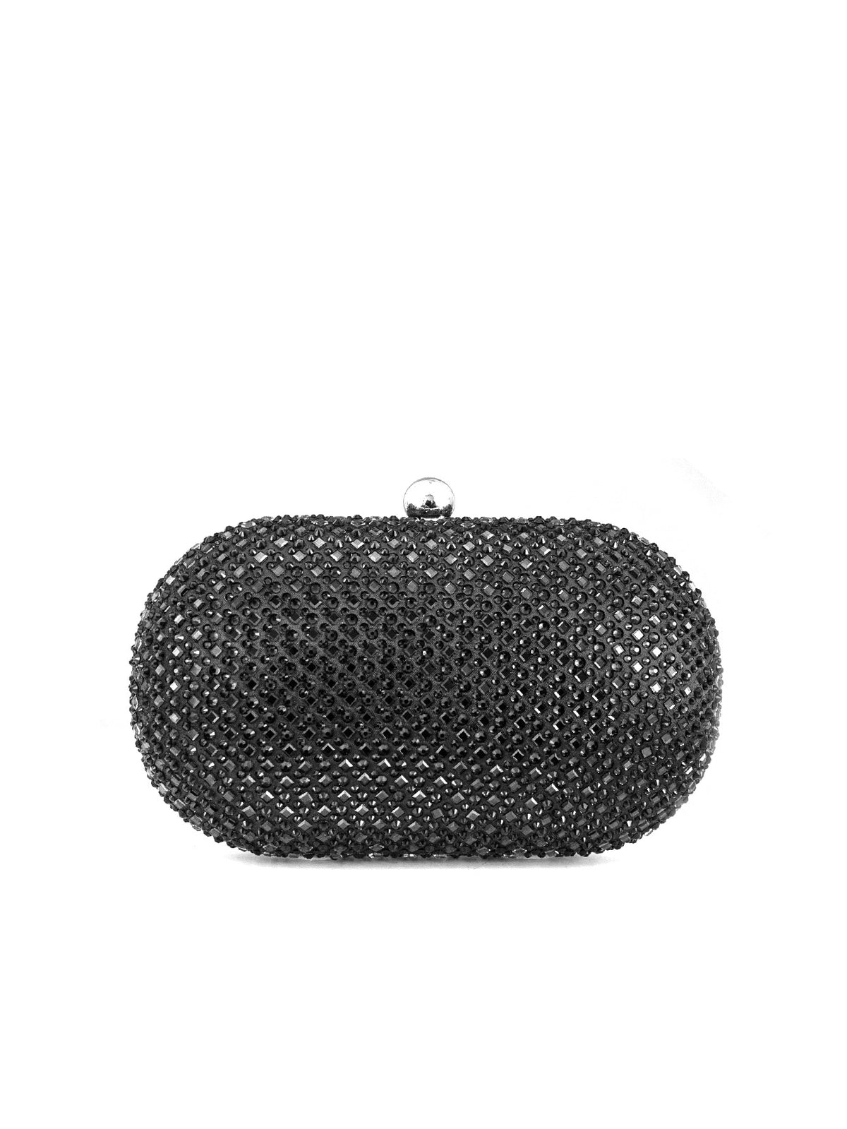 Embellished Oval Clutch