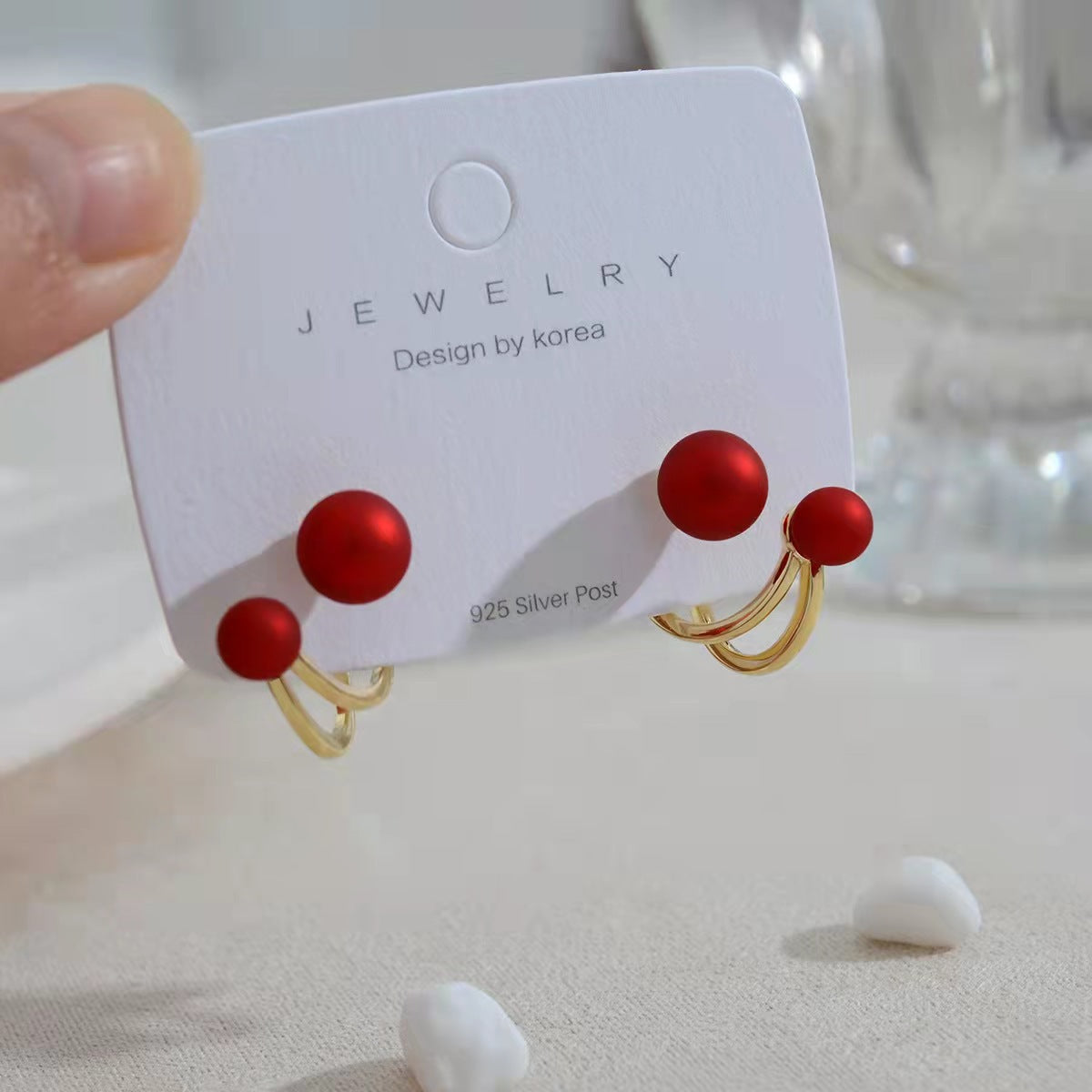 Pearl Accent Earrings