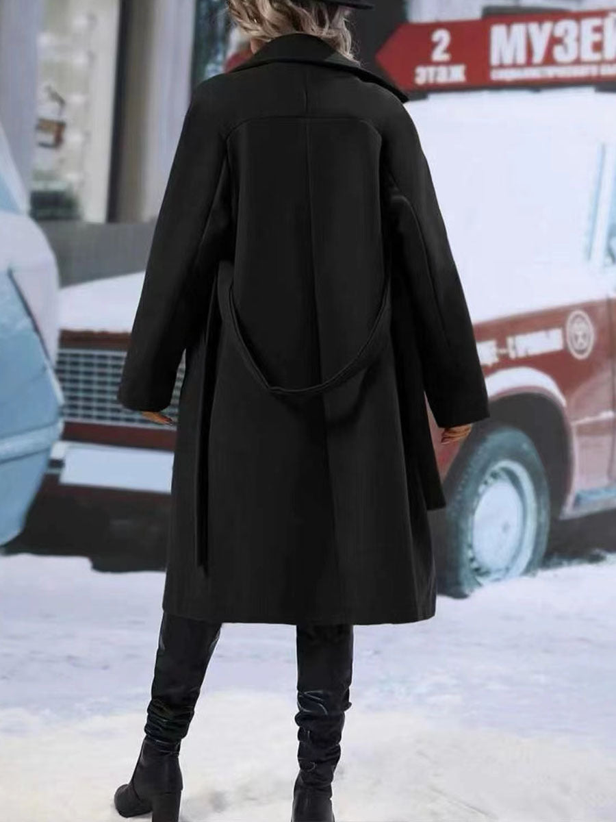 Belted Double-Breasted Trench