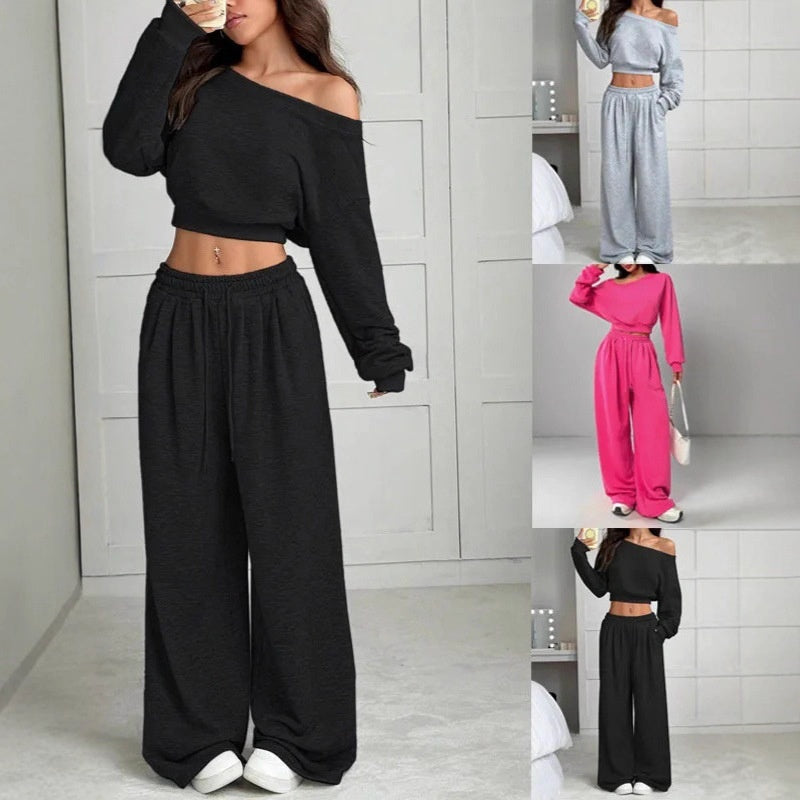 One-Shoulder Top & Trouser Set