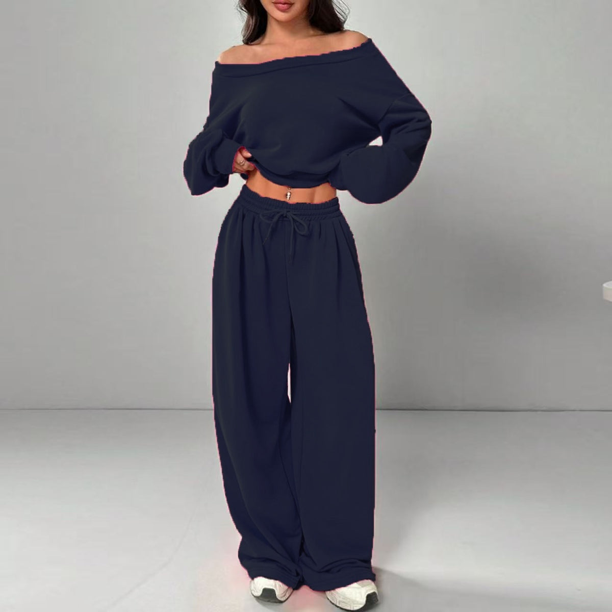One-Shoulder Top & Trouser Set