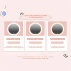 Round LED Mirror Makeup Case