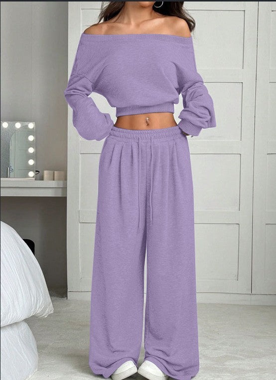 One-Shoulder Top & Trouser Set
