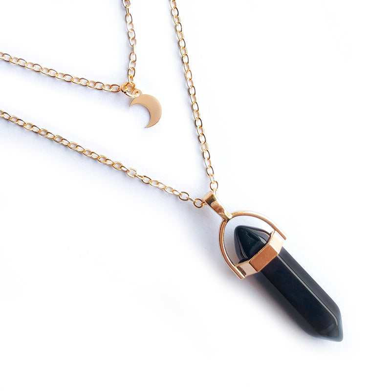 Moon Pendant Necklace