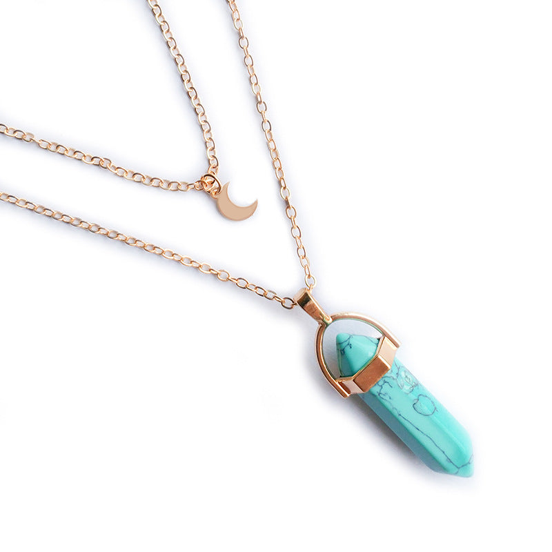Moon Pendant Necklace