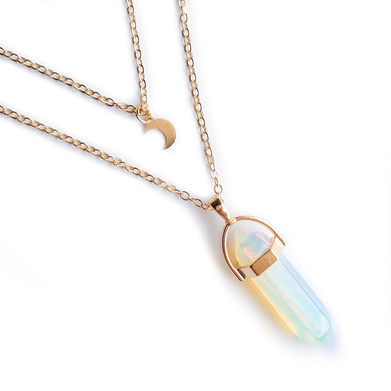 Moon Pendant Necklace