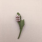 Green Leaf Accent Brooch