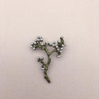 Green Leaf Accent Brooch