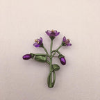 Green Leaf Accent Brooch