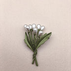 Green Leaf Accent Brooch