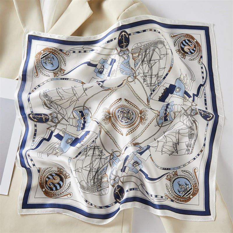 Printed Square Scarf
