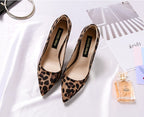 Leopard-Print Stiletto Pumps