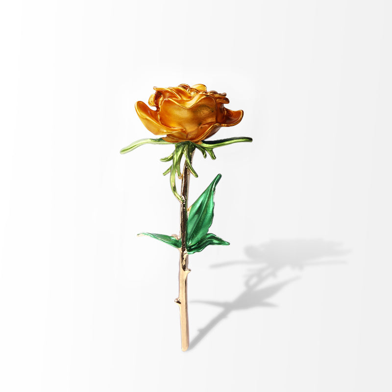 Rose Flower Brooch