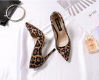 Leopard-Print Stiletto Pumps