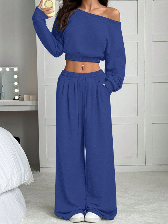 One-Shoulder Top & Trouser Set