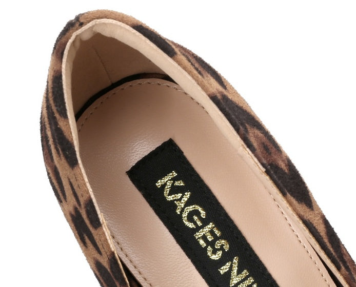 Leopard-Print Stiletto Pumps