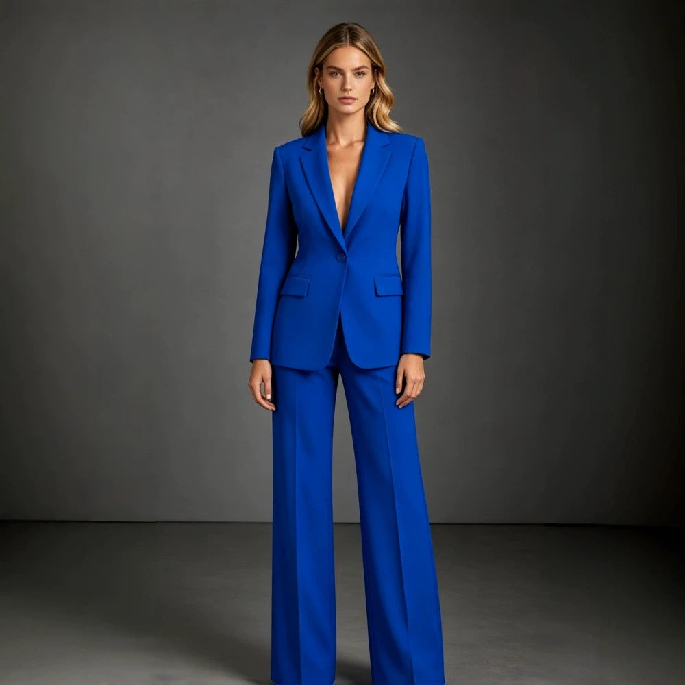 Slim-Fit Blazer & Trouser Set