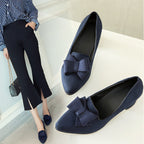 Pointed-Toe Mid-Heel Pumps
