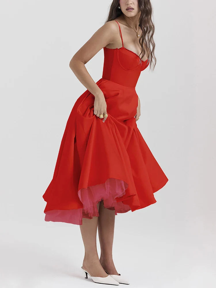 Sleeveless V-Neck Dress