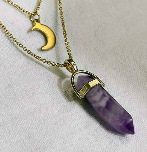 Moon Pendant Necklace