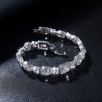 Geometric Zircon Bracelet