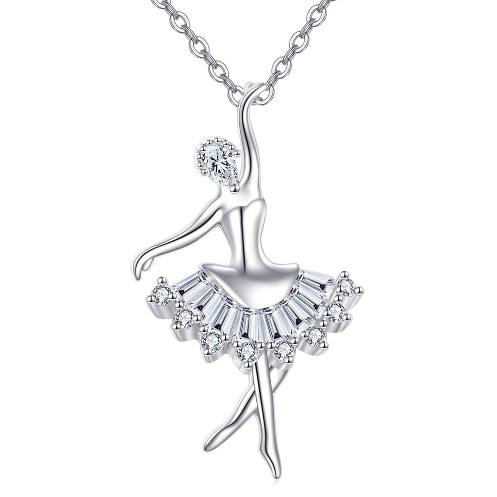 Ballerina Pendant Necklace
