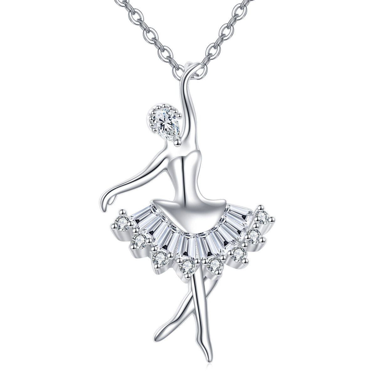 Ballerina Pendant Necklace