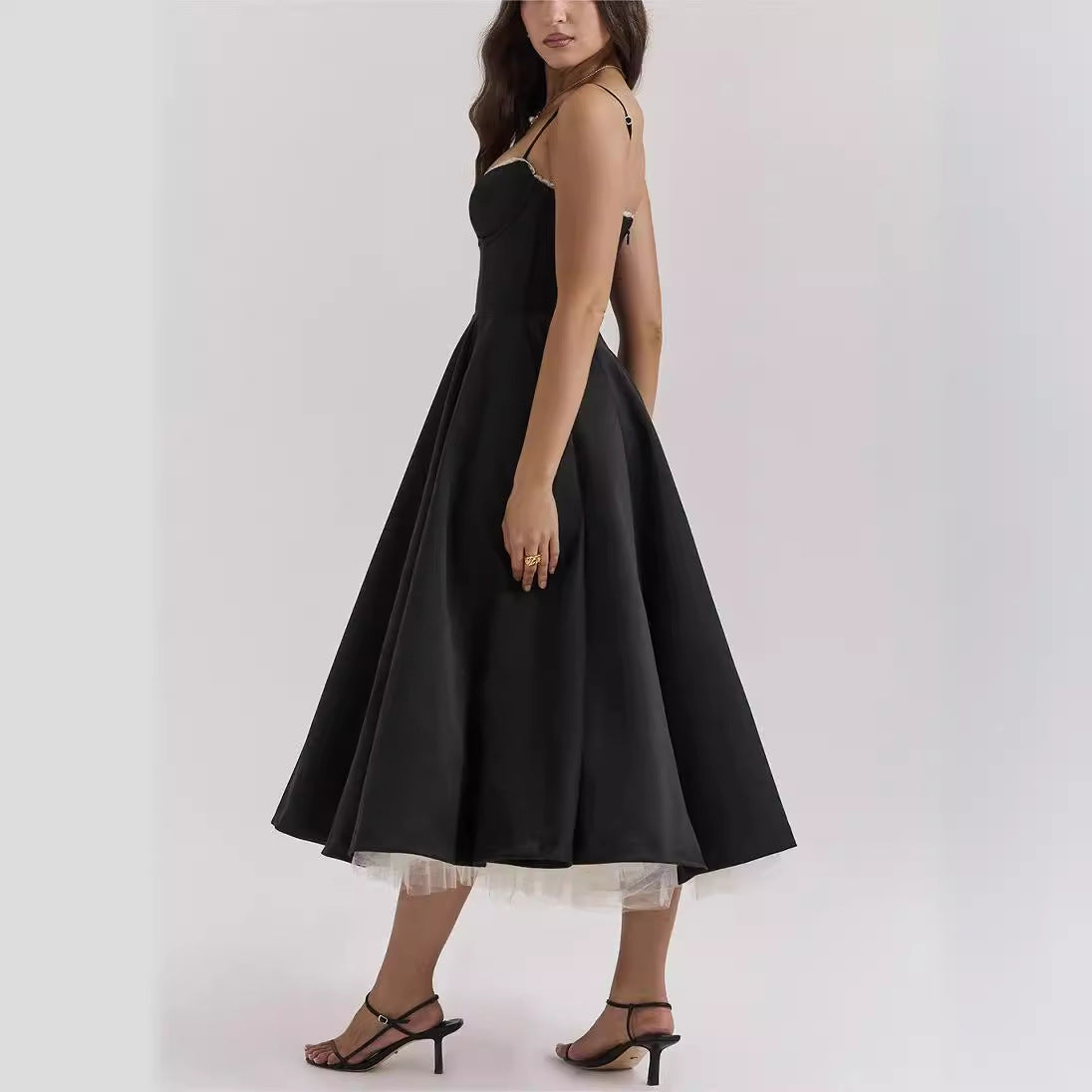 Sleeveless V-Neck Dress