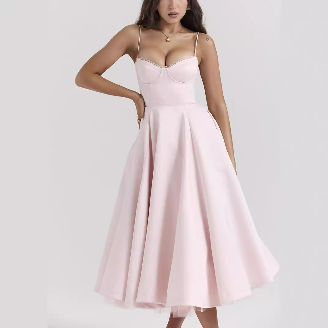 Sleeveless V-Neck Dress