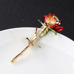 Rose Flower Brooch
