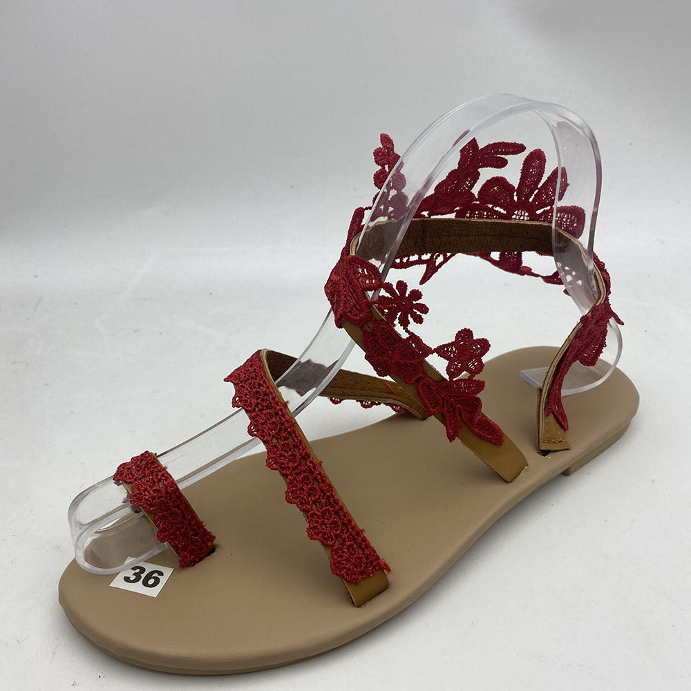 Floral Flat Sandals
