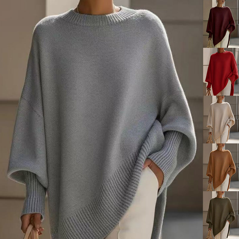 Relaxed Round-Neck Pullover