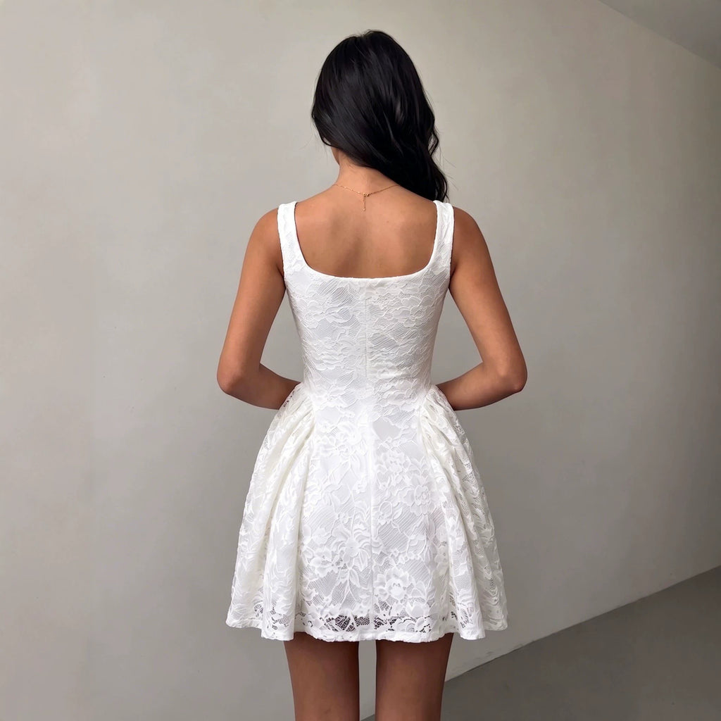 Lace Camisole Mini Dress