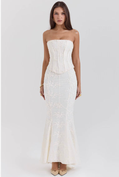 Square-Neck Strappy Maxi Dress