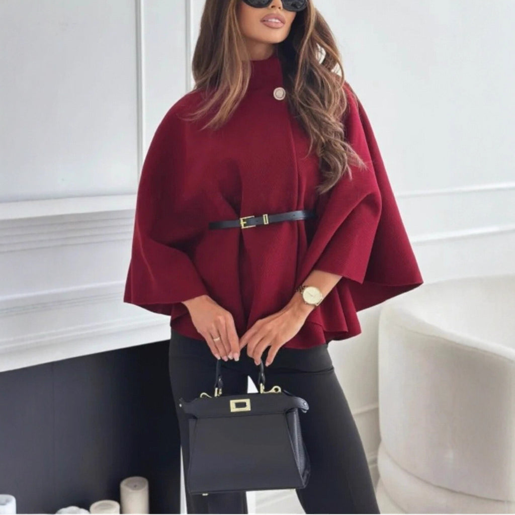 Belted Batwing Cloak