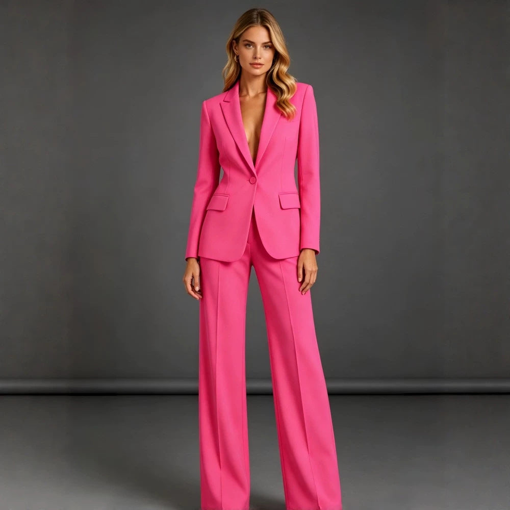 Slim-Fit Blazer & Trouser Set