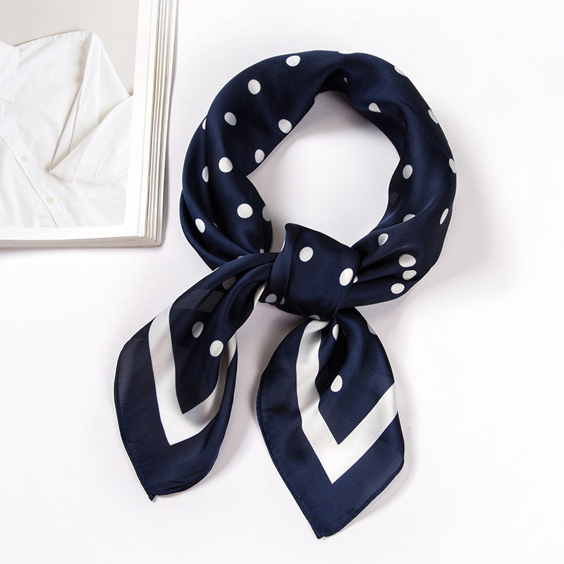 Satin-Finish Square Scarf