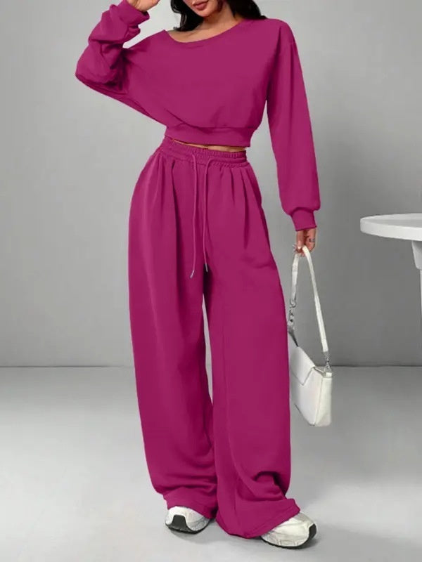 One-Shoulder Top & Trouser Set