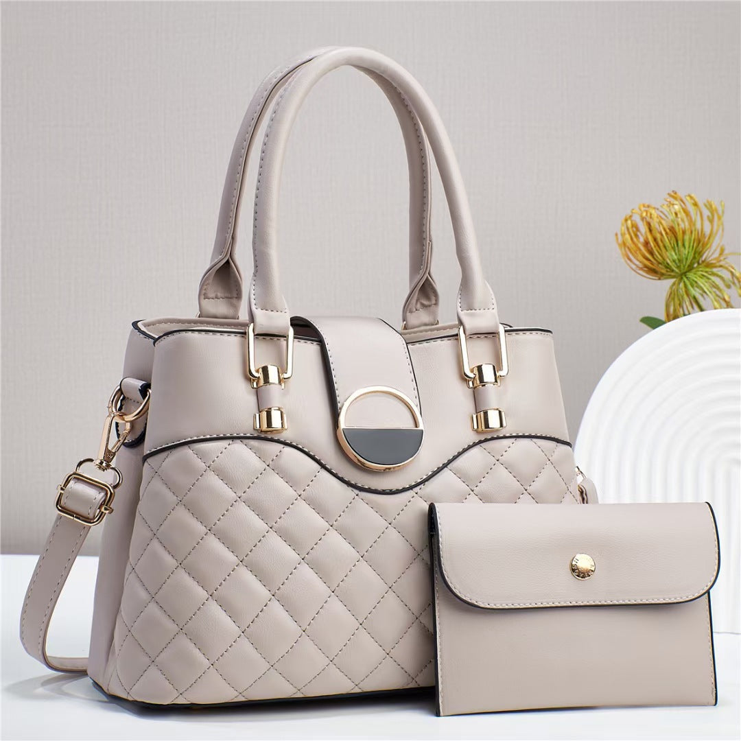 Quilted PU Shoulder Bag