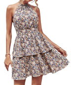 Ruffled Halter Dress