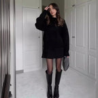Knit Pullover & Mini Skirt Set