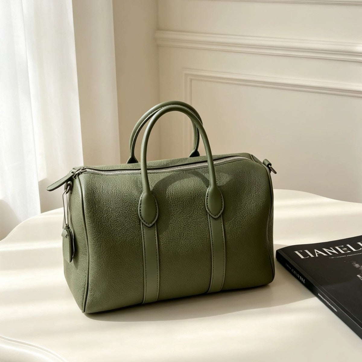 Cylindrical Crossbody Bag