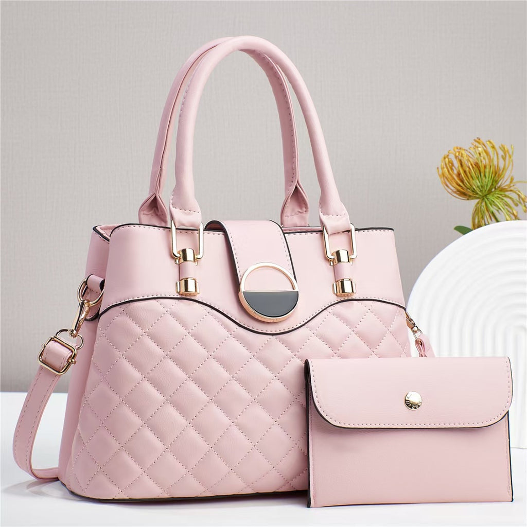 Quilted PU Shoulder Bag