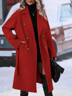 Belted Double-Breasted Trench