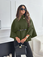 Belted Batwing Cloak