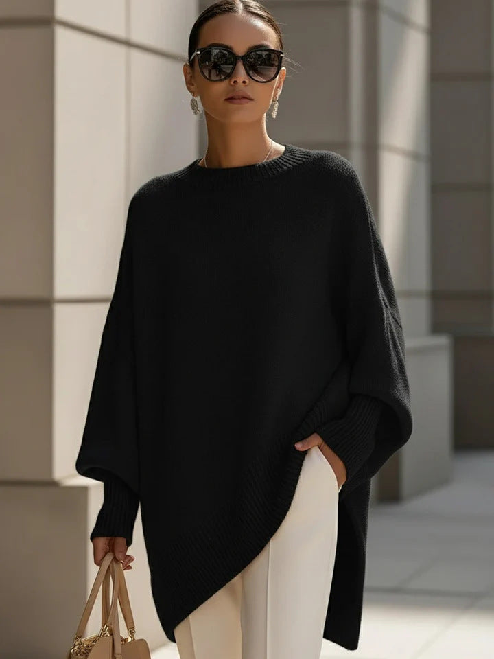 Relaxed Round-Neck Pullover