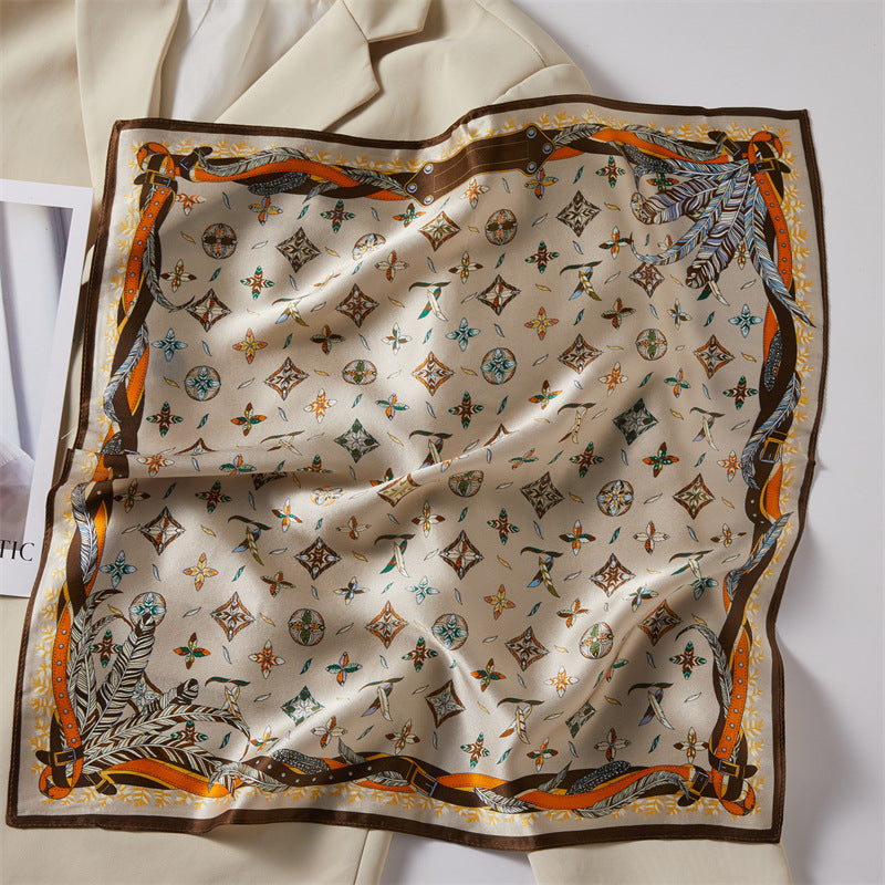Printed Square Scarf