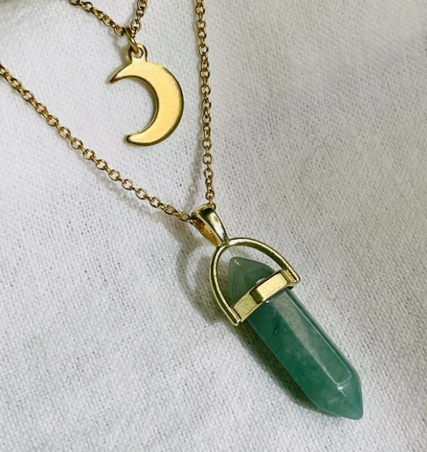 Moon Pendant Necklace