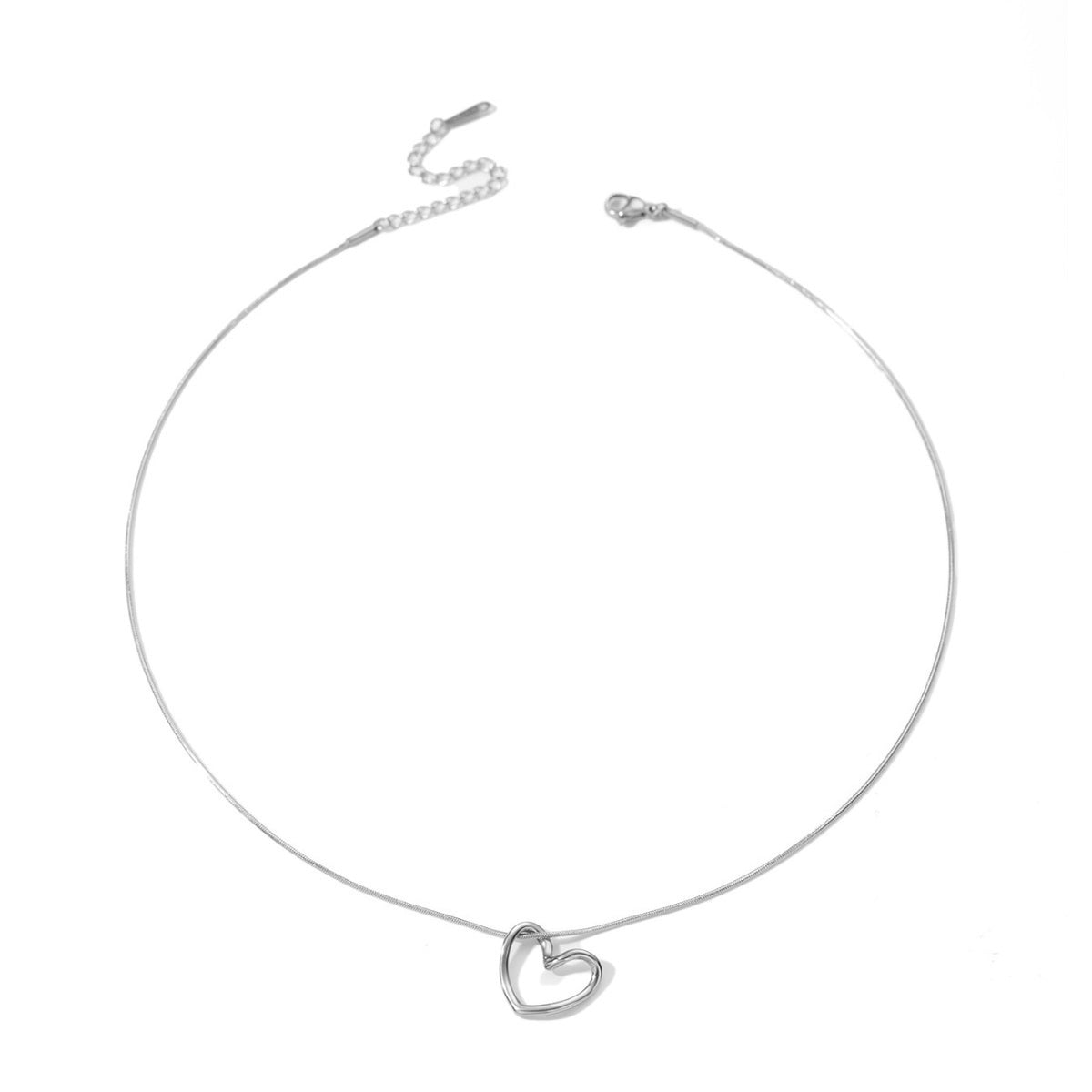Twisted Heart Pendant Necklace