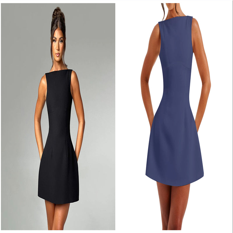 Backless Strappy Mini Dress